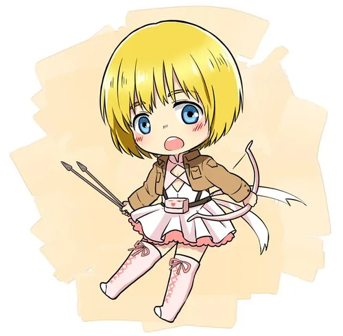 chibi👯 armin arlert😋 😄 kawaii😠 😻 attack fan art アルミン💛 🌟 m