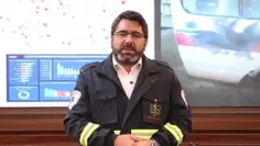 🎥 تصویری از اصابت نارنجک به ۲ آمبولانس اورژانسِ تهران