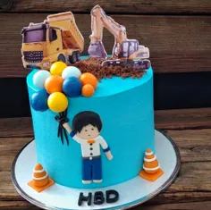 #کیک_تولد #کیک_خامه#کیک_پسرونه 