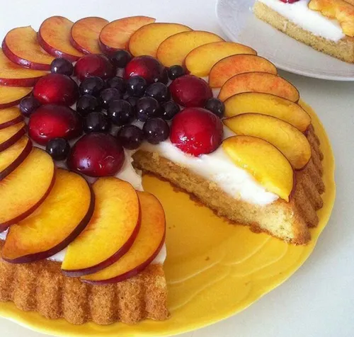 تارت کیک با میوه