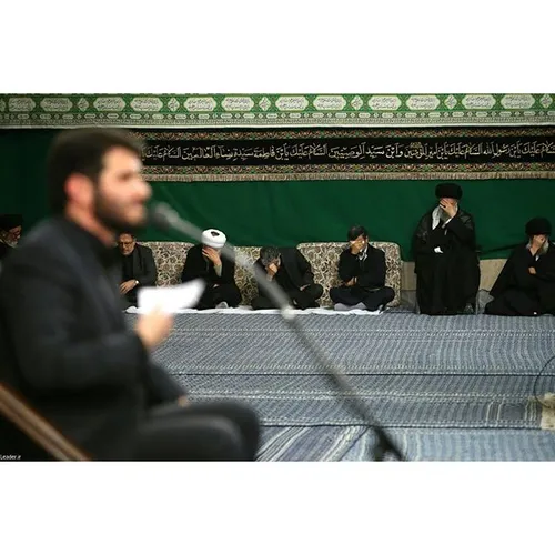 حضور دکتر محمود احمدی نژاد در مراسم عزاداری شب تاسوعا در 