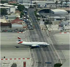 فرودگاه بین المللی جبل الطارق تنها فرودگاهی است که باند آ