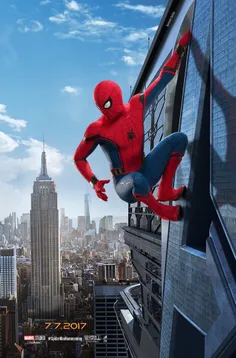 پوستر منتشر شده از Spider Man home coming