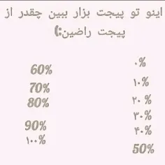 تو کامنت بگو از پیجم چقدر راضی هستی🧡