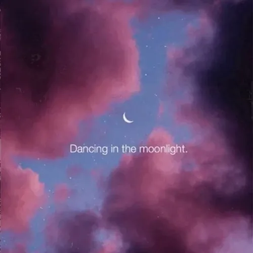 dancing in the moonlight :) moon picture pink blue