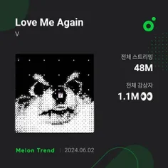 آهنگ "Love Me Again" توسط وی از 48 میلیون استریم و 1.1 می