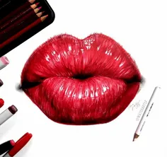 #paint#lip#red#art#qezii