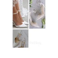 اگه لباس عروست عربی و پر کاره از این مدل کفشو استفاده کن*
