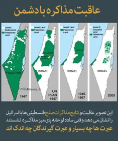 فلسطین نتیجه عملی مذاکراتی است که در طول سالیان انجام شد 