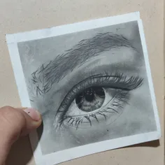 اولین نقاشی چشم من