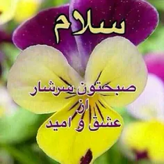 سلام صبح همگی بخیر