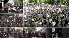 تشییع جنازه صدها هزار نفری شهید رئیسی در تهران
