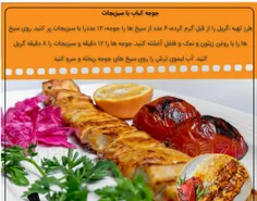 #جوجه_کباب_با_سبزیجات🍗🍢