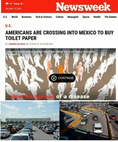 ⭕️ آمریکایی‌ها برای خرید دستمال توالت به مکزیک سفر می‌کنن