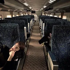 Passengers taking a nap in Tehran-Mashhad train. #Iran. P