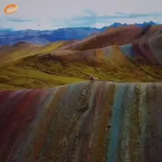 کوه های رنگین کمانی پرو که در ارتفاعات 84*63متری شهر کوزک
