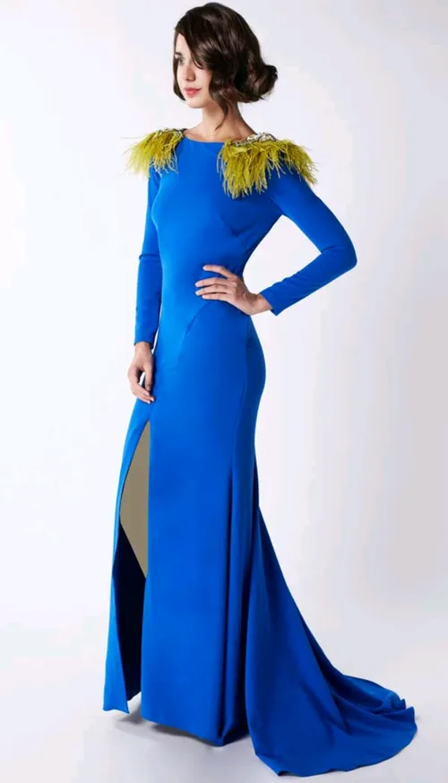 ژورنال مدل های لباس مجلسی به رنگ آبی 💙