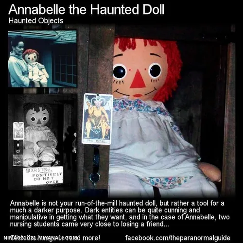 در سال 1970 یک زن عروسکی مدل Raggedy-Ann به نام آنا بل از