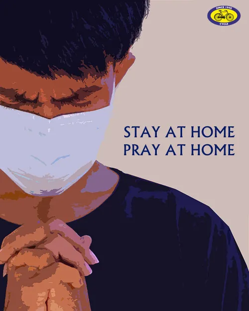 تو خونه بمون تو خونه دعا کن