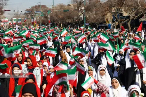 📸 گزارش تصویری | راهپیمایی بیست و دوم بهمن ۱۴۰۲- قزوین
