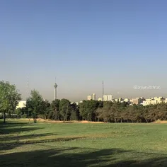 The #Milad tower seen from the #Enghelab club | 21 June '