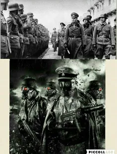 دو عکس کاملا متفاوت از سربازان ارتش آلمان نازی