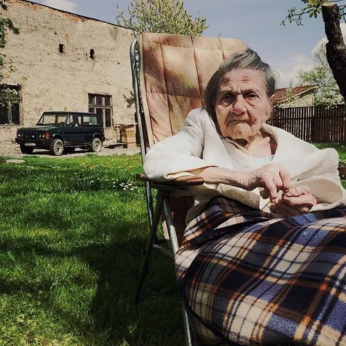 101-year-old Nazi camp survivor in Maramures. She was sen