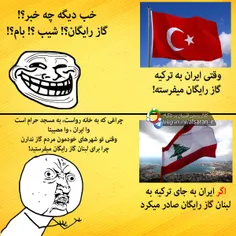 شما فکر کنید به جای ترکیه،ایران مجبور بود به لبنان گاز را