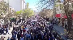 🎥 مختصری از حضور پر شور مردم شهرستان اسد آباد همدان در را