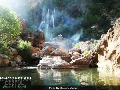 khozestan dezfoul shevi Waterfall