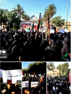 📸 تجمع اعتراضی مردم شیراز در محل کتک‌زدن مادرِ آمربه‌معرو
