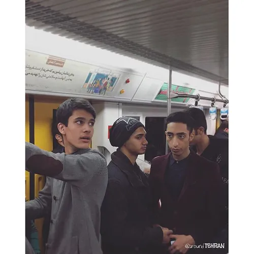 Young blokes on the train | 8 Jan 16 | iPhone 6 | aroundt