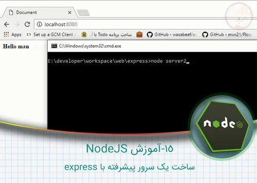 ۱۵-آموزش NodeJS – ساخت یک سرور پیشرفته با express