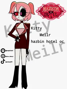 Hazbin Hotel with oc/new art/animation oc art/Kitty Meilr/Biography oc/animation/Hazbin hotel/Helluva boss