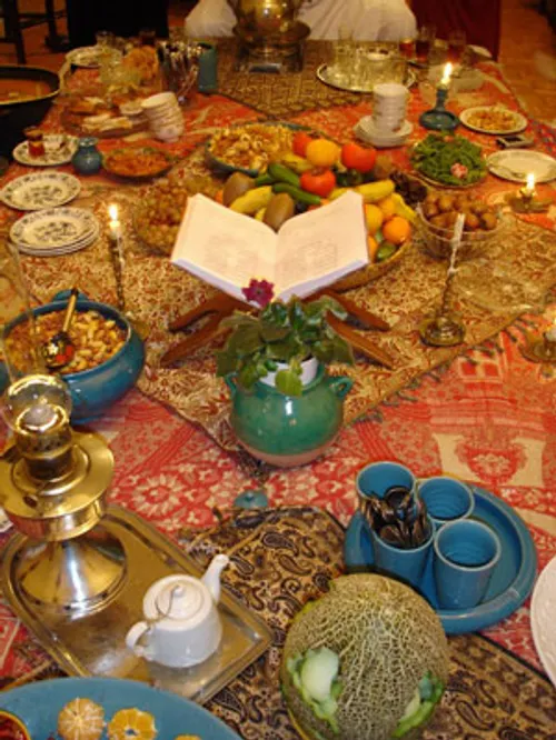 تزیین سنتی مخصوص شب یلدا