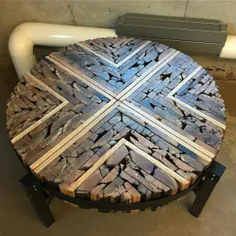 #ساخت میز#چوبی با استفاده از چوبهای دور ریز یا غیر قابل ا