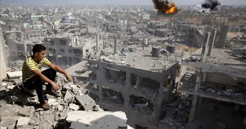 🔻خرابی های غزه، چهار برابر خرابی های زلزله ترکیه است