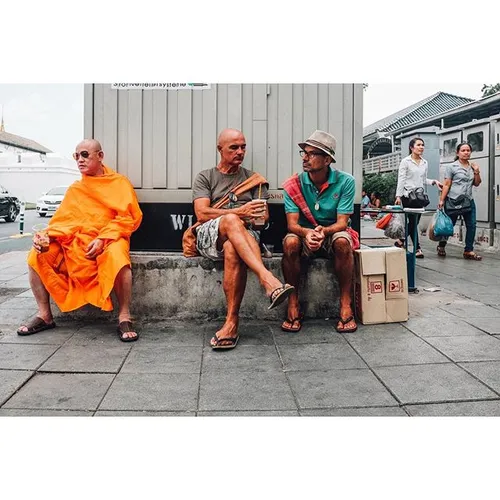 Monk & Tourists