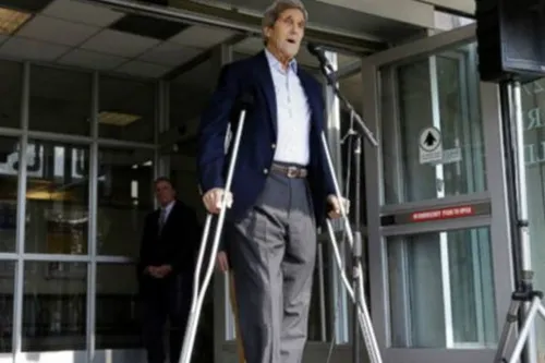جان کری پس از ترخیص از بیمارستان: - در مراحل پایانی مذاکر