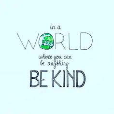 #be_kind 👌 