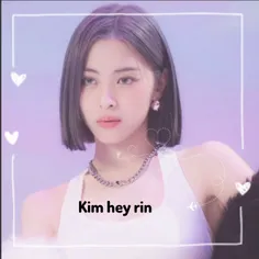 ℕ𝕒𝕞𝕖 𝕞𝕒𝕚𝕟; Kim hey rin