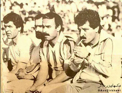 پرویز مظلومی و منصور پورحیدری بر روی نیمکت استقلال در سال