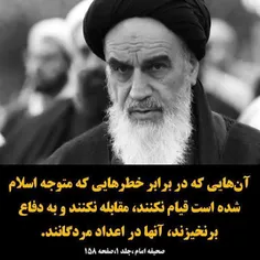 📢⬅️آنهایی که در برابر خطرهایی که متوجه اسلام شده است ، مق