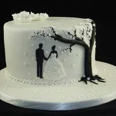 کیک مدل عروس و دوماد....
