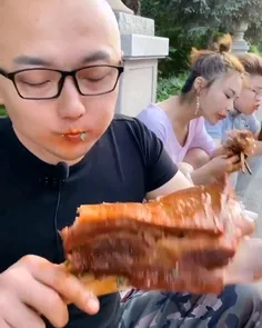 خوردن گوشت یهویی به سبک چینی خوردن وحشی