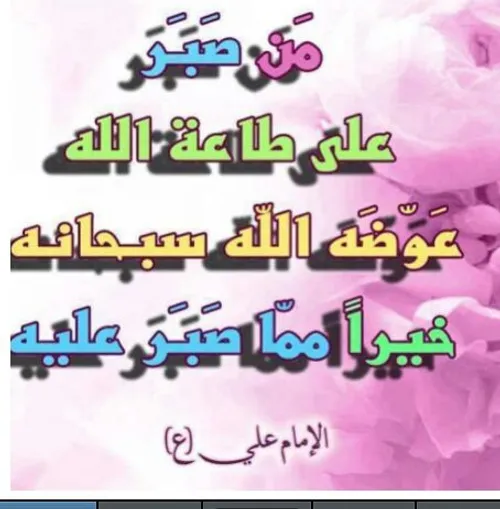 سخنی از امام علی (ع)