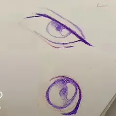 نقاشی چشم انیمه ای