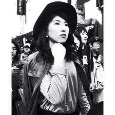 A Japanese girl in crowd ij Harajuku, Tokyo, Japan. / 201