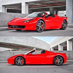 Ferrari 458 Spider is available for rent at