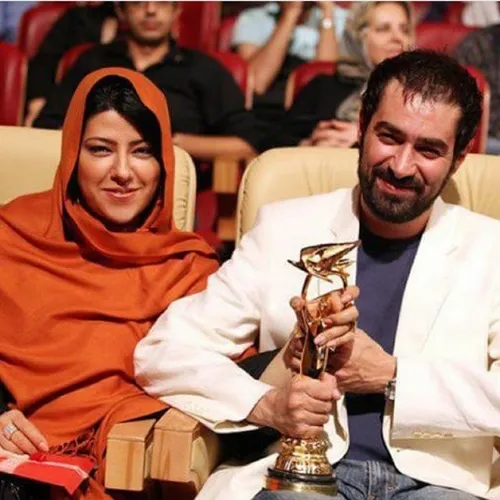 شهاب حسینی ب همراه همسرش